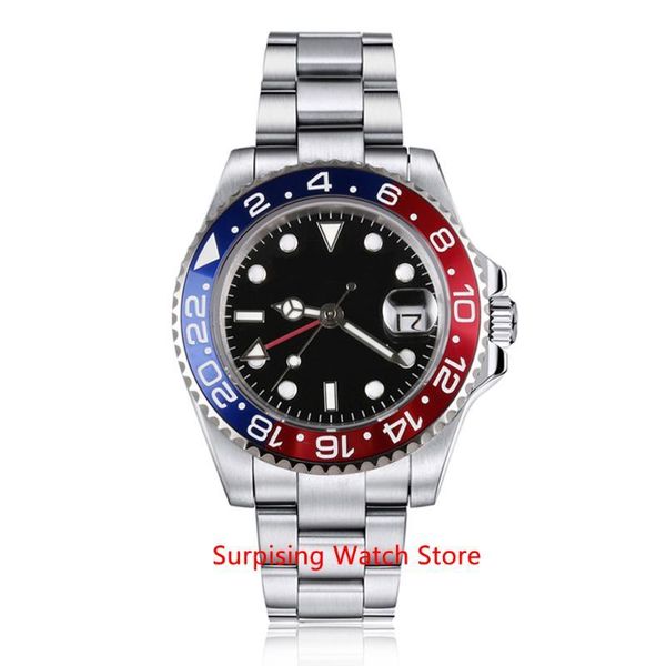 wristwatches bliger 40mm automatic mechanical mens watch luxury sapphire crystal ceramic bezel gmt clock luminous waterproof wristwatch men, Slivery;brown
wristwatches bliger 40mm automatic mechanical mens watch luxury sapphire crystal ceramic bezel gmt clock luminous waterproof wristwatch men, Slivery;brown