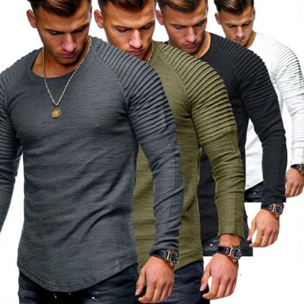 men's t-shirts retro t shirt men long sleeve streetwear shirts spring summer slim fit casual o neck tshirts solid color harajuku, White;black
men's t-shirts retro t shirt men long sleeve streetwear shirts spring summer slim fit casual o neck tshirts solid color harajuku, White;black