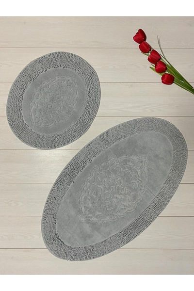 bath mats dark gray oval cotton cake damax 2-piece toilet seat set mat pbkt1111klztkgri
bath mats dark gray oval cotton cake damax 2-piece toilet seat set mat pbkt1111klztkgri