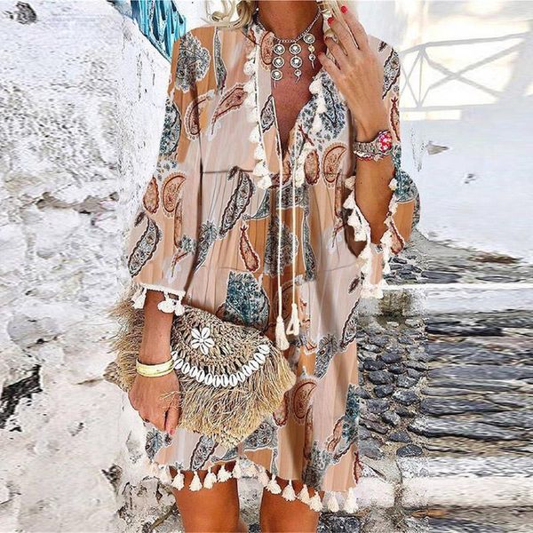 casual dresses zoulv 2021 retro floral print 3/4 sleeve evening dress women's loose a-line summer v-neck fringed beach, Black;gray
casual dresses zoulv 2021 retro floral print 3/4 sleeve evening dress women's loose a-line summer v-neck fringed beach, Black;gray