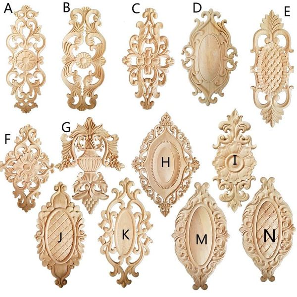 decorative objects & figurines unpainted wood carved wave flower onlay decal corner applique for home furniture decor long
decorative objects & figurines unpainted wood carved wave flower onlay decal corner applique for home furniture decor long