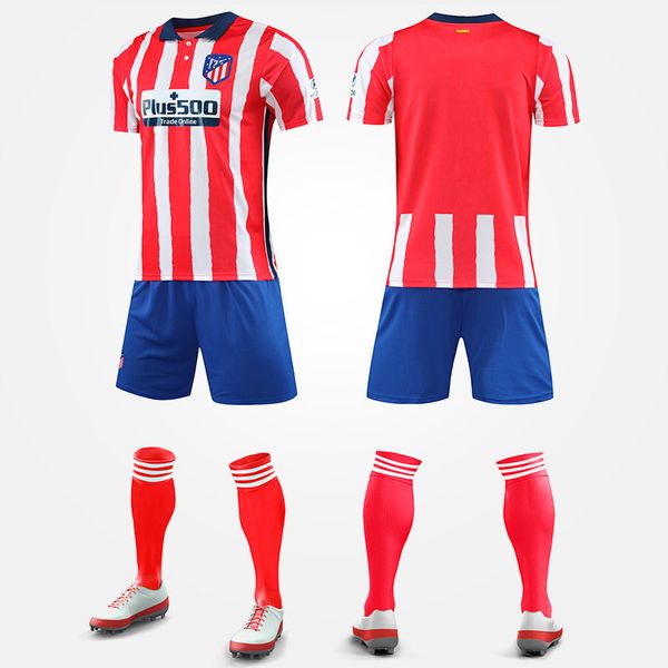 a set atletico madrid home football jersey for men kids player version pants+socks diy custom number&name clothing
a set atletico madrid home football jersey for men kids player version pants+socks diy custom number&name clothing