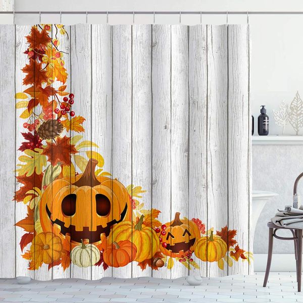 fabric shower curtains thanksgiving fall harvest pumpkin and autumn leaves rustic wooden planks waterproof bathroom decor set
fabric shower curtains thanksgiving fall harvest pumpkin and autumn leaves rustic wooden planks waterproof bathroom decor set