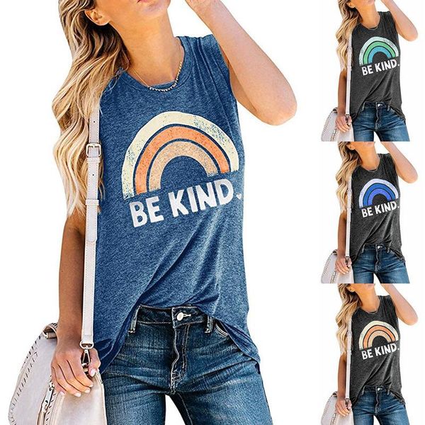 women's tanks & camis summer for women 2021 rainbow be kind print tank plus size clothing loose sleeveless vest ladies, White
women's tanks & camis summer for women 2021 rainbow be kind print tank plus size clothing loose sleeveless vest ladies, White