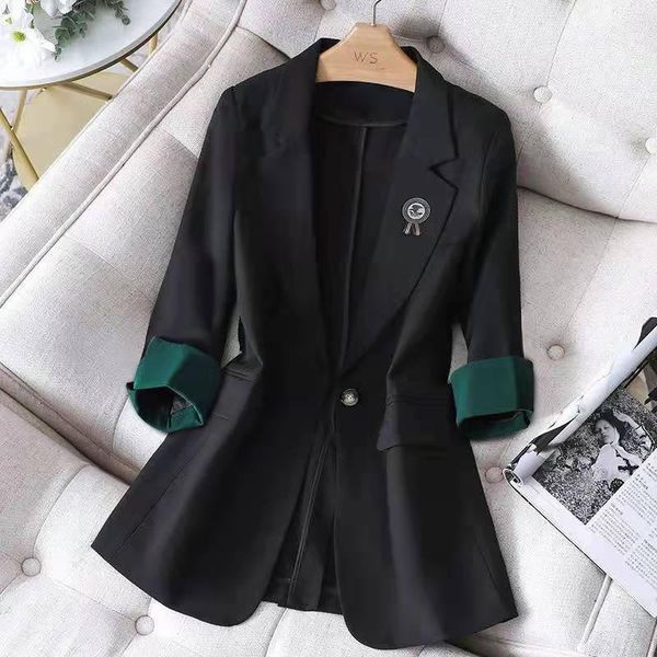 women's suits & blazers summer office suit oversized 4xl ropa mujer black coat single button blazer femme slim jackets spring 2021 all-, White;black
women's suits & blazers summer office suit oversized 4xl ropa mujer black coat single button blazer femme slim jackets spring 2021 all-, White;black