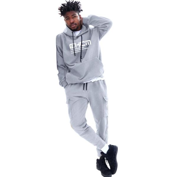 men's tracksuits 2 pieces sport casual suit set men\u2021 s letter print long sleeve hooded t-shirt and solid color pants autumn khaki, Gray
men's tracksuits 2 pieces sport casual suit set men\u2021 s letter print long sleeve hooded t-shirt and solid color pants autumn khaki, Gray
