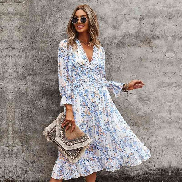 ladies vintage print chiffon dress women spring autumn casual ruffles high waist bohemian beach women dress female vestidos, Black;gray
ladies vintage print chiffon dress women spring autumn casual ruffles high waist bohemian beach women dress female vestidos, Black;gray