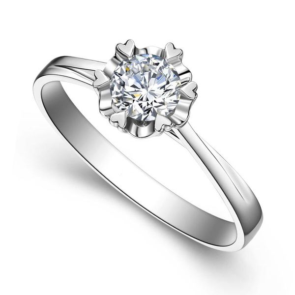 au750 white gold ring women wedding anniversary engagement party round flower heart moissanite diamond elegant romantic cluster rings, Golden;silver
au750 white gold ring women wedding anniversary engagement party round flower heart moissanite diamond elegant romantic cluster rings, Golden;silver