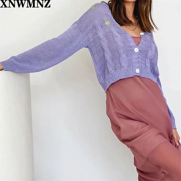autumn/winter v-neck lantern sleeve embroidery hollow flowers gentle cute cardigan women's knit fashion loose sweater 210520, White;black
autumn/winter v-neck lantern sleeve embroidery hollow flowers gentle cute cardigan women's knit fashion loose sweater 210520, White;black
