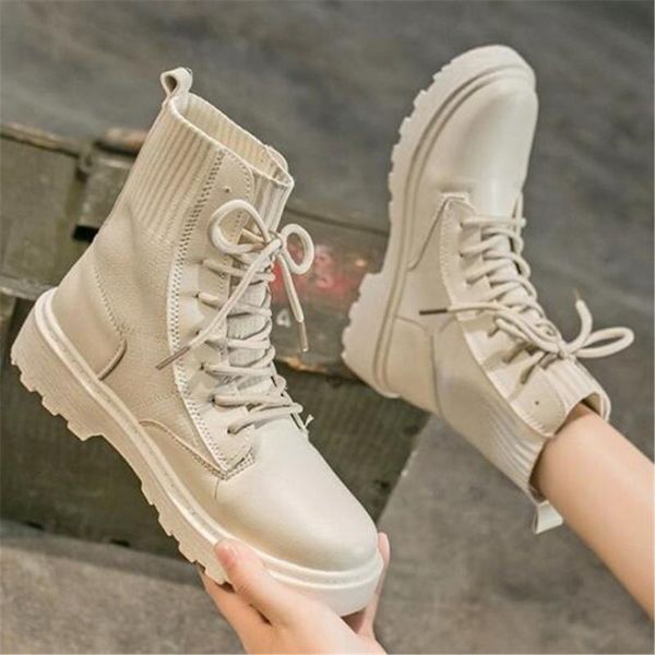 boots women stretch fabric motorcycle ankle booties ladies casual shoe female fashion leisure botas mujer lace-up sneakers beige, Black
boots women stretch fabric motorcycle ankle booties ladies casual shoe female fashion leisure botas mujer lace-up sneakers beige, Black