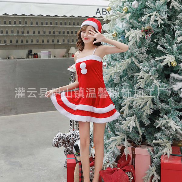 christmas princess costume role play costume, Black;red
christmas princess costume role play costume, Black;red