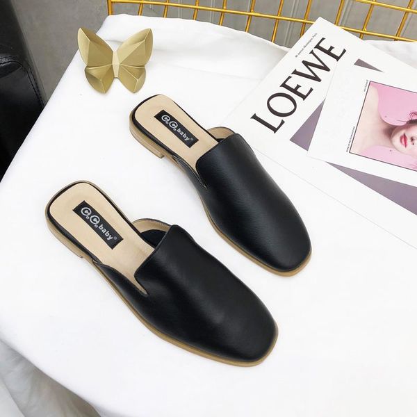 slippers 2021 casual mules women genuine leather flats shoes slip on slides low heel loafers square toe summer spring style, Black
slippers 2021 casual mules women genuine leather flats shoes slip on slides low heel loafers square toe summer spring style, Black