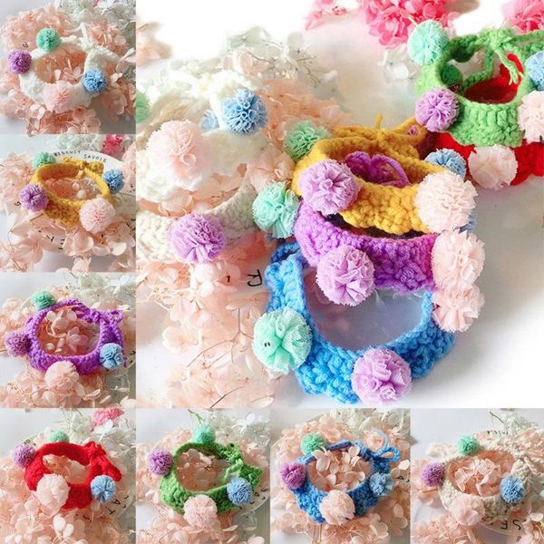 cat costumes cute pet collar hand knitted neck scarf ties with ball small dog neckerchief bowtie puppy grooming supplies
cat costumes cute pet collar hand knitted neck scarf ties with ball small dog neckerchief bowtie puppy grooming supplies