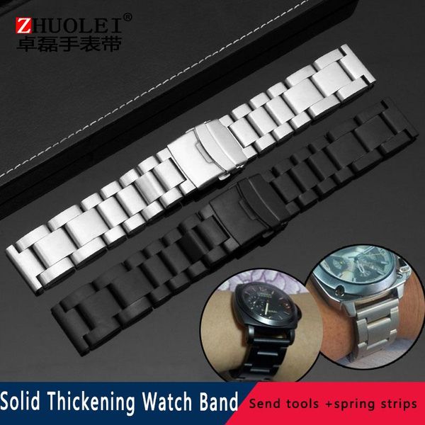 watch bands solid thickening 5.5mmlarge size stainless steel watchbands silver black 22mm 24mm 26mm matte metal watchband strap wrist, Black;brown
watch bands solid thickening 5.5mmlarge size stainless steel watchbands silver black 22mm 24mm 26mm matte metal watchband strap wrist, Black;brown