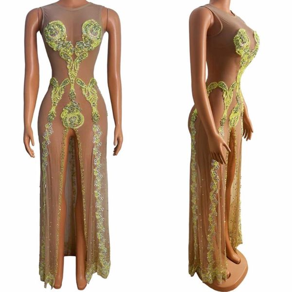 stage wear transparent evening long dress birthday celebrate mesh outfit women sleevless perspective high split dresses nightclub, Black;red
stage wear transparent evening long dress birthday celebrate mesh outfit women sleevless perspective high split dresses nightclub, Black;red