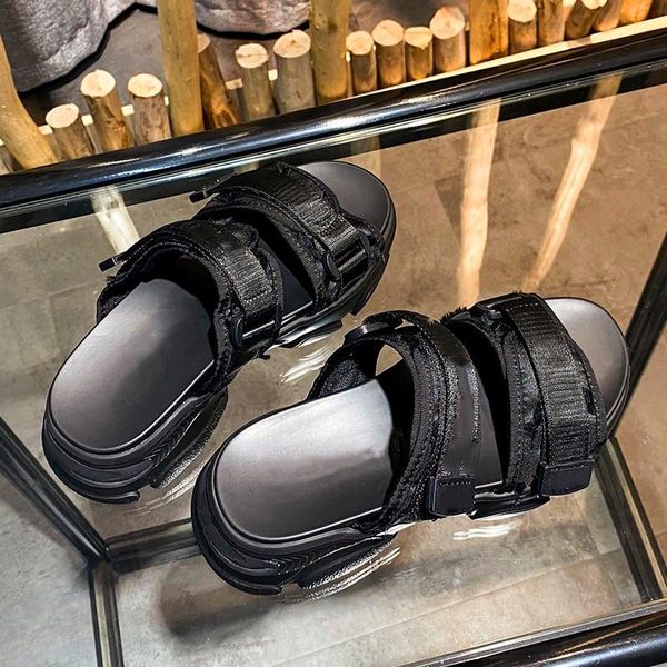 slippers early spring style magic stickers flat thick-soled old sports sandals beach casual fashion platform women's shoes, Black
slippers early spring style magic stickers flat thick-soled old sports sandals beach casual fashion platform women's shoes, Black