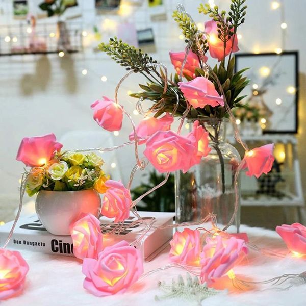 rose flower led string light decoration fairy lights xmas wedding home valentine's day event party garland decor lamp strings
rose flower led string light decoration fairy lights xmas wedding home valentine's day event party garland decor lamp strings