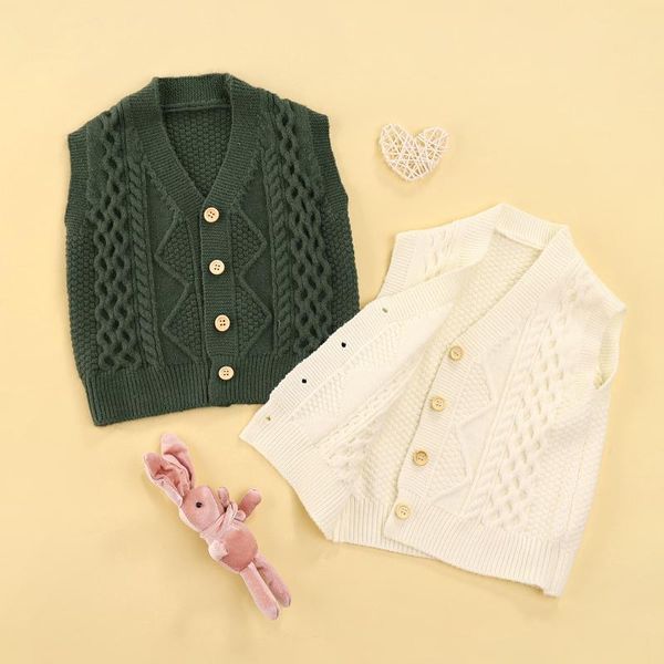 pullover infant kids knitted vest coats solid color sleeveless button-down v-neck sweater cardigan boys girls waistcoat 0-6y, Blue
pullover infant kids knitted vest coats solid color sleeveless button-down v-neck sweater cardigan boys girls waistcoat 0-6y, Blue