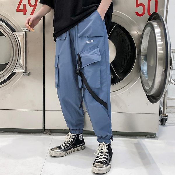 aprilmomo2021 ribbon jogger men's overalls streetwear hip-hop casual pocket sweatpants harajuku fashion trousers pants, Black
aprilmomo2021 ribbon jogger men's overalls streetwear hip-hop casual pocket sweatpants harajuku fashion trousers pants, Black