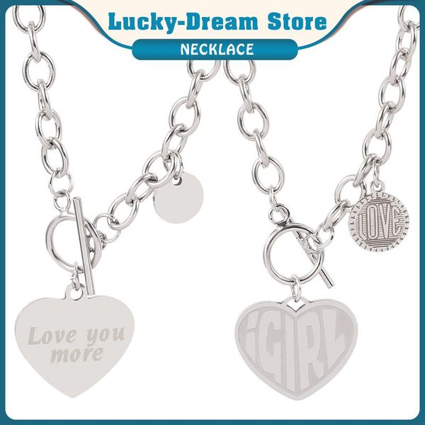hip-hop necklaces punk beads choker 90s girl heart pendant necklace letter chain gothic women clavicle jewelry gift, Silver
hip-hop necklaces punk beads choker 90s girl heart pendant necklace letter chain gothic women clavicle jewelry gift, Silver