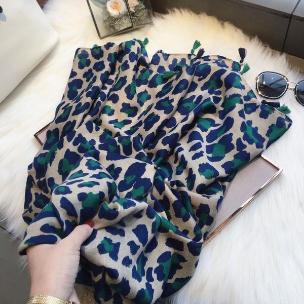 spring scarf women silk, design soft warm color matching leopard print tassel shawl, winter scarves woman, Blue;gray
spring scarf women silk, design soft warm color matching leopard print tassel shawl, winter scarves woman, Blue;gray