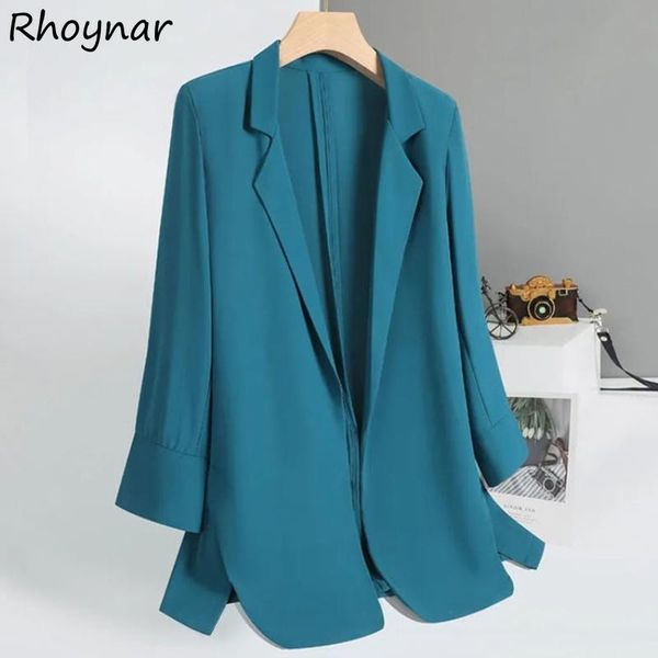 women's suits & blazers women summer vintage simple notched collar daily ulzzang soft trendy office ladies all-match chic oversize slim, White;black
women's suits & blazers women summer vintage simple notched collar daily ulzzang soft trendy office ladies all-match chic oversize slim, White;black