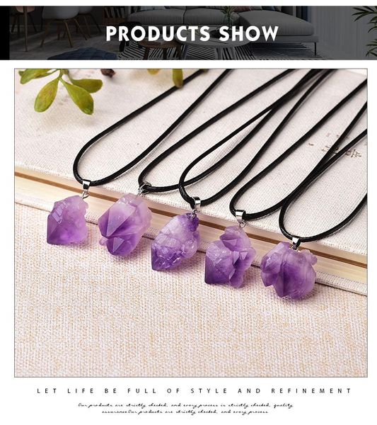 decorative objects & figurines pendentif améthyste jade cristal naturel pierre accessoires roches articles quartz minéral guérison violet ca
decorative objects & figurines pendentif améthyste jade cristal naturel pierre accessoires roches articles quartz minéral guérison violet ca