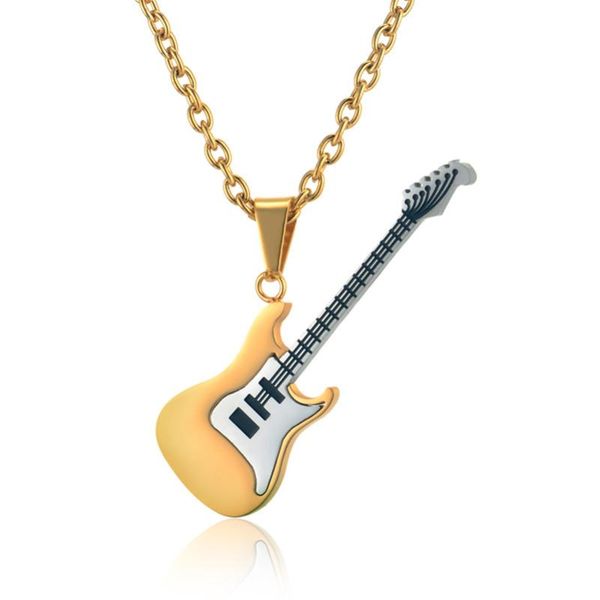 pendant necklaces for men women enamel guitar necklace & stainless steel music pendent link chain charm fashion jewelry, Silver
pendant necklaces for men women enamel guitar necklace & stainless steel music pendent link chain charm fashion jewelry, Silver