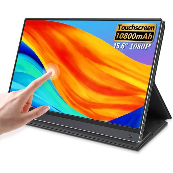 monitors battery portable monitor touchscreen, uperfect upgraded 15.6" ips hdr 1080p usb c display built-in 10800 mah
monitors battery portable monitor touchscreen, uperfect upgraded 15.6" ips hdr 1080p usb c display built-in 10800 mah