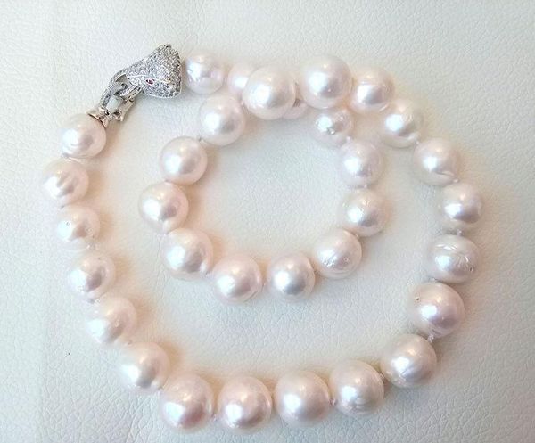 pendant necklaces 11-13mm white edison genuined cultured freshwater pearl necklace leopard clasp, Silver
pendant necklaces 11-13mm white edison genuined cultured freshwater pearl necklace leopard clasp, Silver