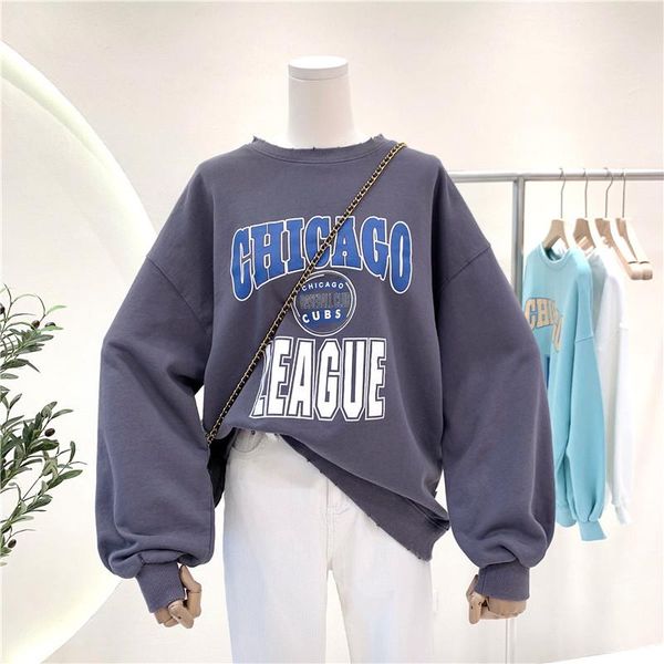 women's hoodies & sweatshirts sweatshirt spring and autumn thin 2021 fashion retro loose versatile pullover, Black
women's hoodies & sweatshirts sweatshirt spring and autumn thin 2021 fashion retro loose versatile pullover, Black