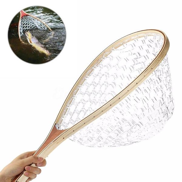fishing accessories outdoor sports 58cm wooden handle fish landing trout clear rubber net mesh catch tackle
fishing accessories outdoor sports 58cm wooden handle fish landing trout clear rubber net mesh catch tackle