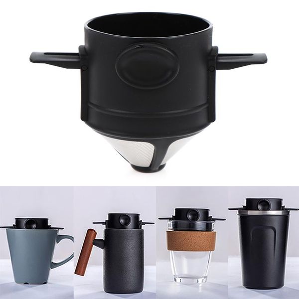 coffee filters 1-piece folding filter stainless steel rack paperless hopper home kitchen and bathroom appliance
coffee filters 1-piece folding filter stainless steel rack paperless hopper home kitchen and bathroom appliance