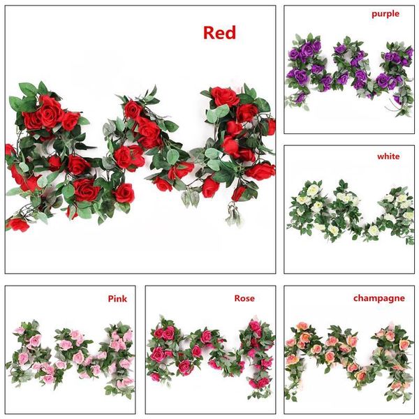 decorative flowers & wreaths rose flower string artificial simulation vines beautiful emulation fashion 2.4m festive landscaping necessary
decorative flowers & wreaths rose flower string artificial simulation vines beautiful emulation fashion 2.4m festive landscaping necessary