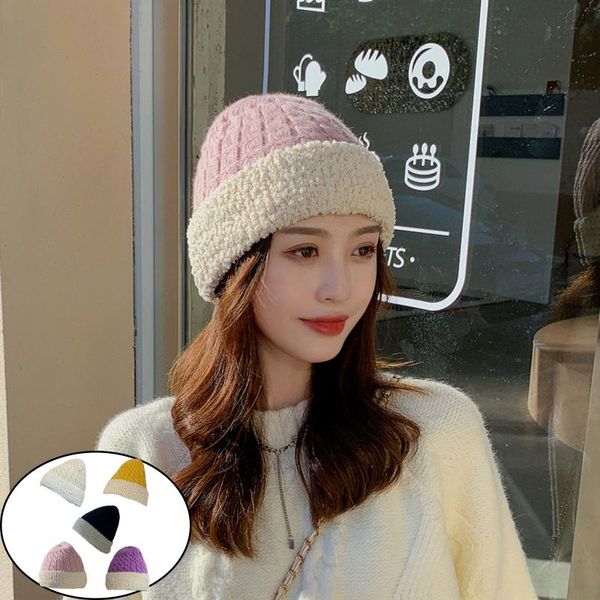 berets women thick elastic beanie, autumn winter keep warmth knitted headgear, thermal stylish leisure hats for outdoor decoration, Blue;gray
berets women thick elastic beanie, autumn winter keep warmth knitted headgear, thermal stylish leisure hats for outdoor decoration, Blue;gray