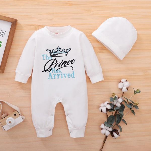 clothing sets 2021baby jumpsuit born infant long sleeve letter pattern rompers toddler girls boys casual with hat 2pcs outfit, White
clothing sets 2021baby jumpsuit born infant long sleeve letter pattern rompers toddler girls boys casual with hat 2pcs outfit, White