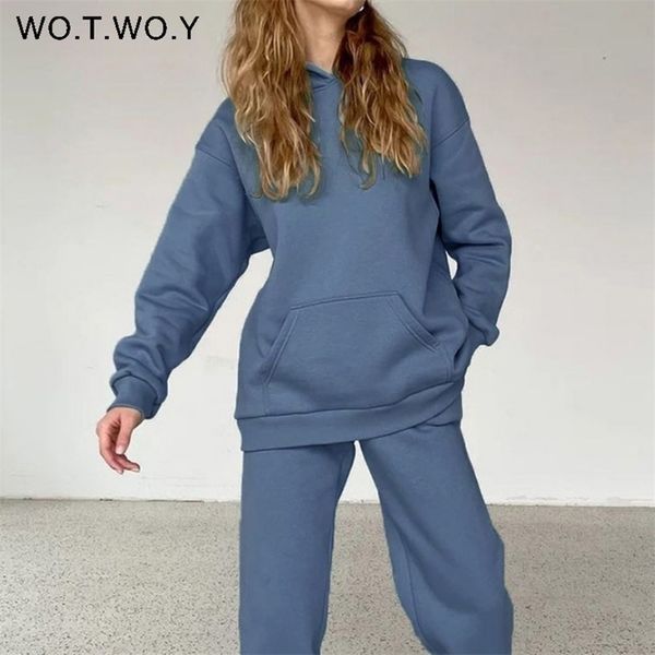wotwoy autumn winter thickened fleece hooded sweatshirt women loose solid warm hoodies female casual soft pullovers pockets 211220, Black
wotwoy autumn winter thickened fleece hooded sweatshirt women loose solid warm hoodies female casual soft pullovers pockets 211220, Black