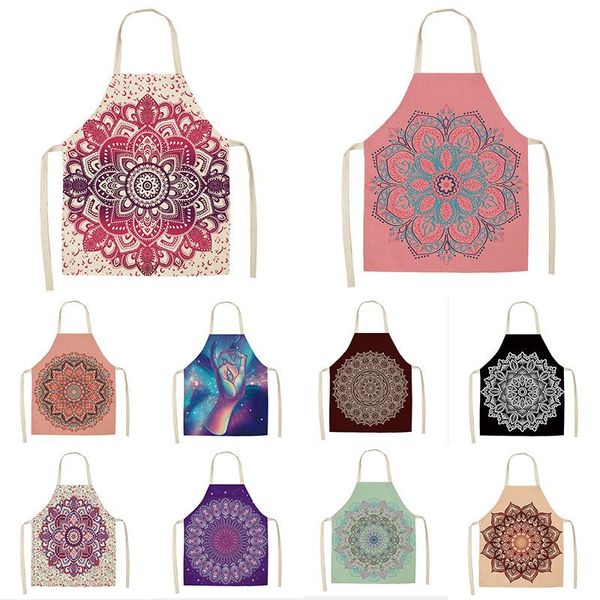 mandala pattern kitchen aprons cotton linen sleeveless for woman/kids home cooking baking cleaning tools 65*53cm
mandala pattern kitchen aprons cotton linen sleeveless for woman/kids home cooking baking cleaning tools 65*53cm
