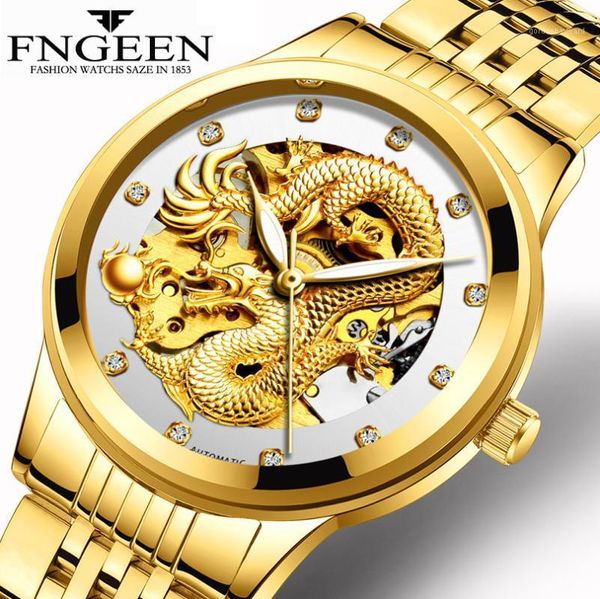 mens watch automatic wristwatch men waterproof mechanical watches gold skeleton dragon clock with box for gifts wristwatche wristwatches, Slivery;brown
mens watch automatic wristwatch men waterproof mechanical watches gold skeleton dragon clock with box for gifts wristwatche wristwatches, Slivery;brown
