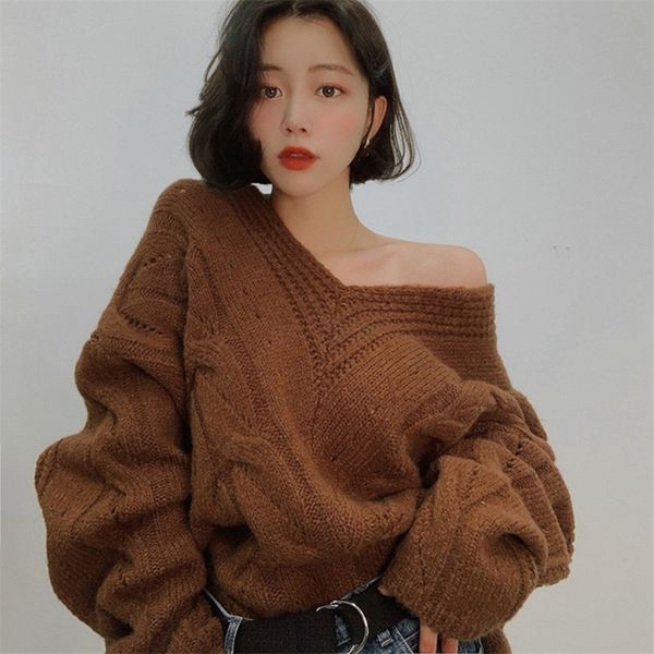 women's sweaters garnish in v-style lazying sweater knitted plain basic winter elegant all-match teriperament outgtoing spring z2bq, White;black
women's sweaters garnish in v-style lazying sweater knitted plain basic winter elegant all-match teriperament outgtoing spring z2bq, White;black