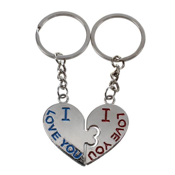 keychains i love you design pair couple key chain with heart pendant, Silver
keychains i love you design pair couple key chain with heart pendant, Silver