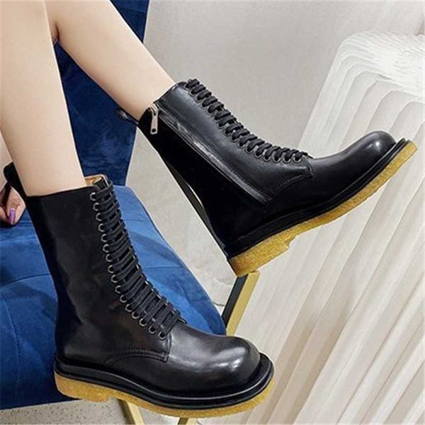 boots 2021 front lacing women autumn winter fashion wild short canister non-slip leather boot shoes, Black
boots 2021 front lacing women autumn winter fashion wild short canister non-slip leather boot shoes, Black