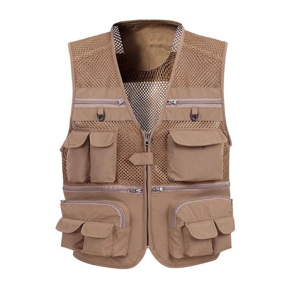 men's vests mesh breathable journalist pographer fishing vest , and lightweight, Black;white
men's vests mesh breathable journalist pographer fishing vest , and lightweight, Black;white
