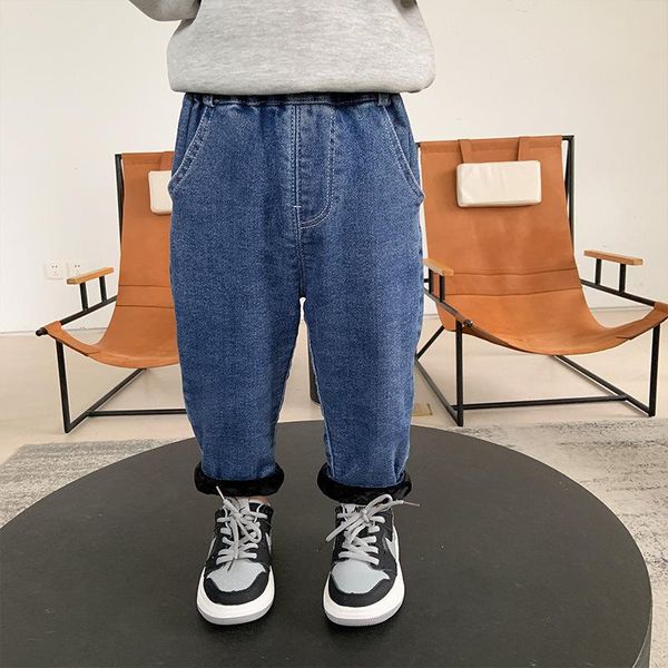 arrival boys' plush pants winter baby loose warm children's elastic soft jeans trouser 10-31, Blue
arrival boys' plush pants winter baby loose warm children's elastic soft jeans trouser 10-31, Blue