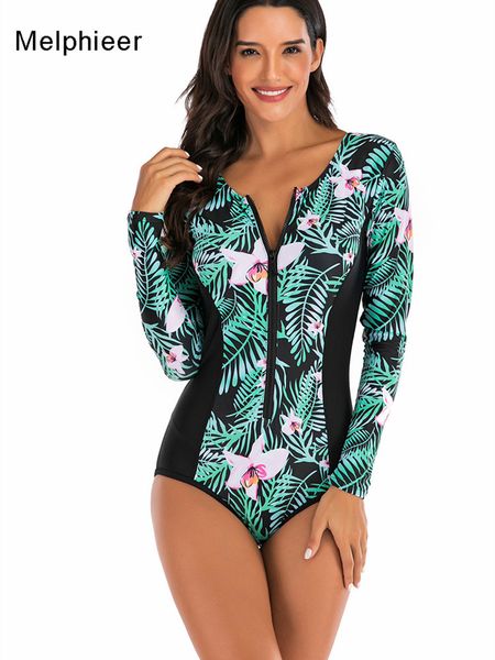 2021 female retro zipper green leaf swimsuit one piece long sleeve push up padded surf swimwear women monokinisby air, White;black
2021 female retro zipper green leaf swimsuit one piece long sleeve push up padded surf swimwear women monokinisby air, White;black