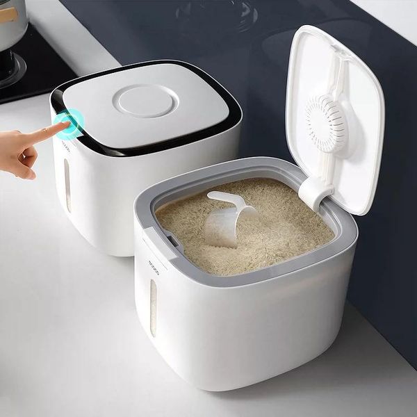 storage bottles & jars ecoco rice dispenser kitchen organizer and container cereal bucket pet food nano insect-proof sealed box measuring cu
storage bottles & jars ecoco rice dispenser kitchen organizer and container cereal bucket pet food nano insect-proof sealed box measuring cu