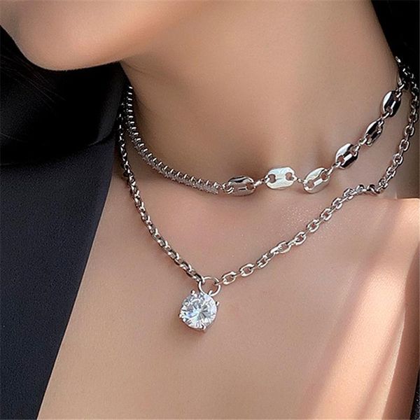pendant necklaces silver color choker necklace for women pearl stitching rhinestone chain pendants irregular chokers jewelry
pendant necklaces silver color choker necklace for women pearl stitching rhinestone chain pendants irregular chokers jewelry
