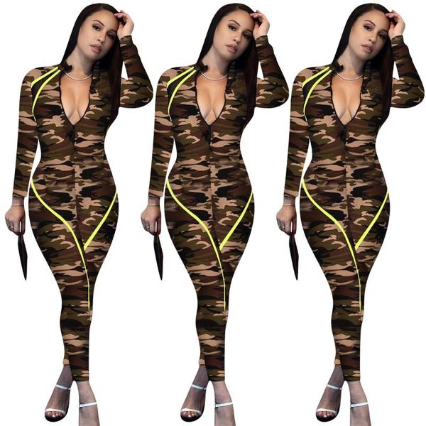 women's jumpsuits & rompers the latest style of jumpsuit in autumn and winter night club selling tight camouflage for women, Black;white
women's jumpsuits & rompers the latest style of jumpsuit in autumn and winter night club selling tight camouflage for women, Black;white