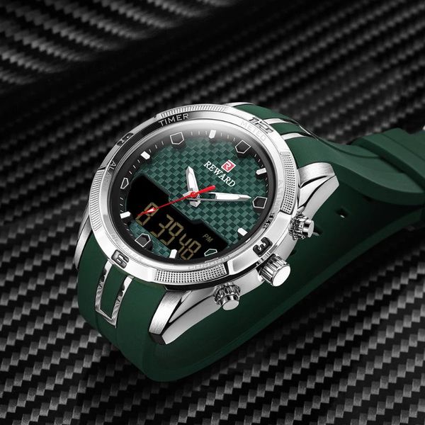 wristwatches montre digitale homme dual display men's military wristwatch led analog sports watch mens clock reard vip timepiec, Slivery;brown
wristwatches montre digitale homme dual display men's military wristwatch led analog sports watch mens clock reard vip timepiec, Slivery;brown