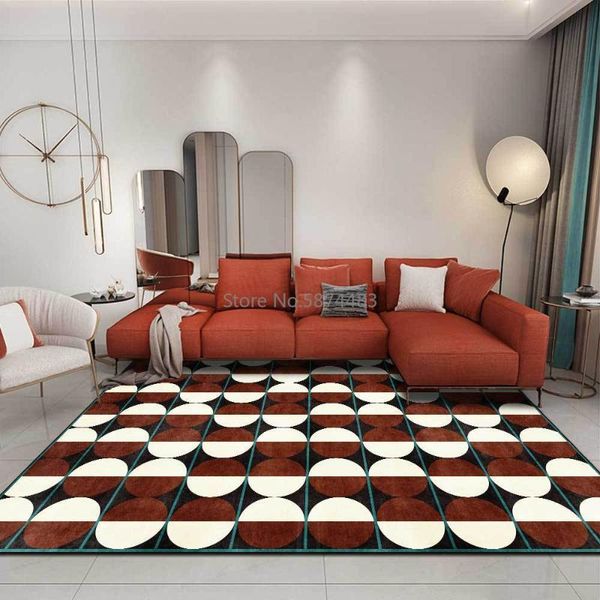 carpets 200*300cm modern simple geometric black brown circle contrast color living room bedroom bedside carpet floor mat
carpets 200*300cm modern simple geometric black brown circle contrast color living room bedroom bedside carpet floor mat